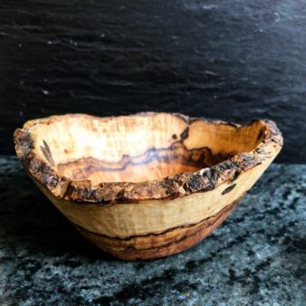 Hand crafted Olive Wood Soap Dish made from fallen branches | Natural Eco Bathroom Decor.
