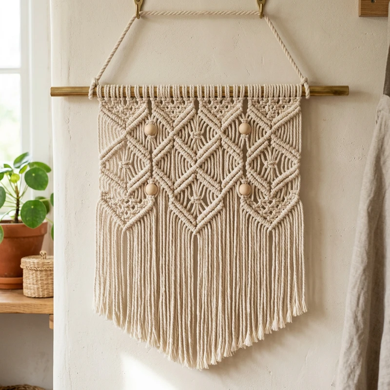 Cotton Macrame Wall Hanging